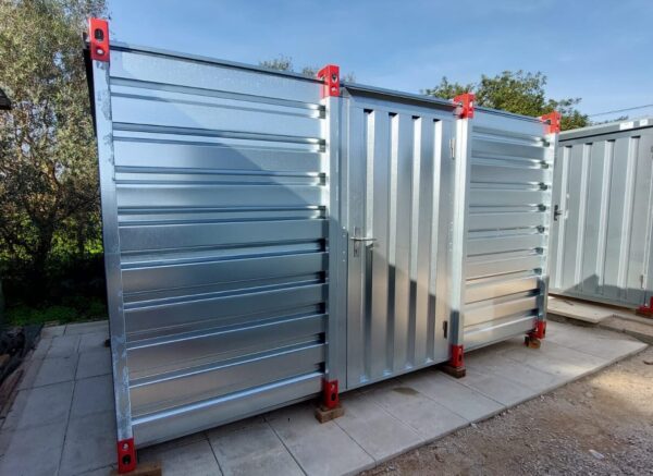 Contentor de 4 m com porta lateral de uma asa - Piso de tábuas de madeira - Image 3