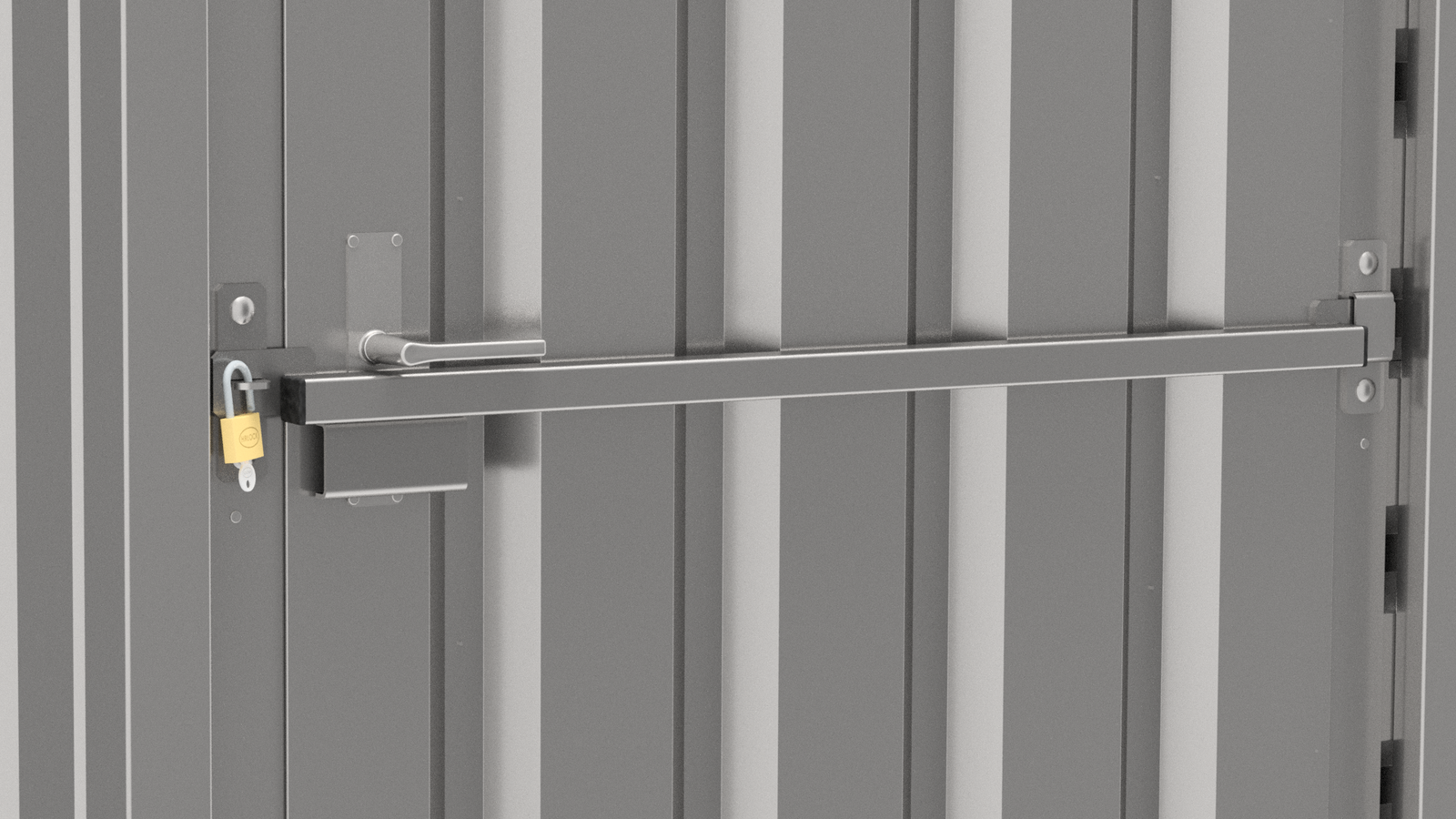 Barras de segurança para porta de uma asa