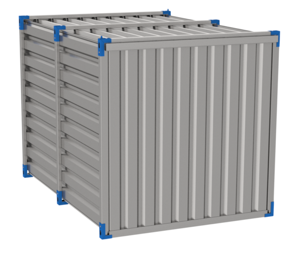 Contentor de 3 m com Porta lateral de asa dupla - Chão de OSB - Image 3