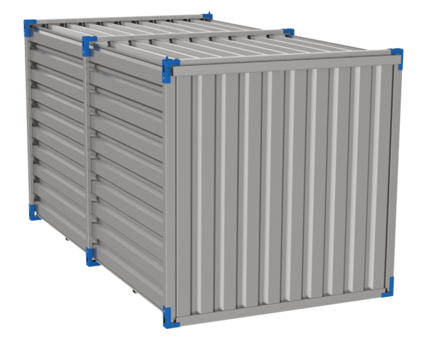 Contentor de 4 m – Porta de duas folhas na frente - Chão de OSB - Image 4