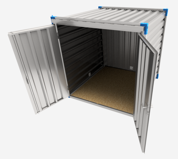 Contentor de 2,23 m com porta de asa dupla - Chão de OSB - Image 2