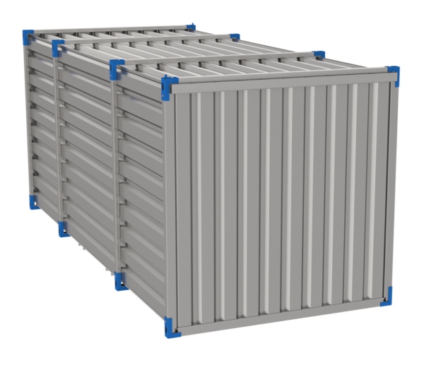 Contentor de 5 m – Porta de duas folhas na frente - Chão de OSB - Image 4