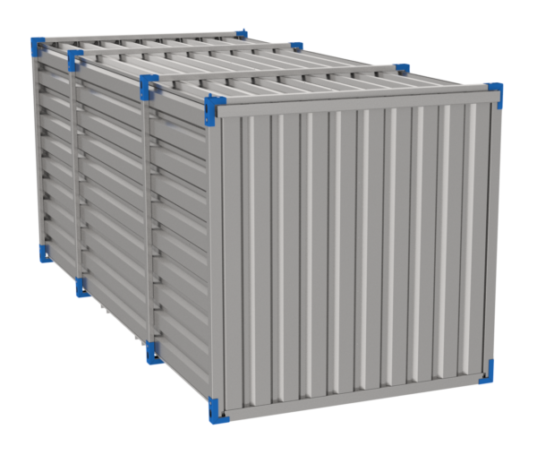 Contentor de 5 m – Porta de duas folhas na parede lateral- Chão de OSB - Image 3